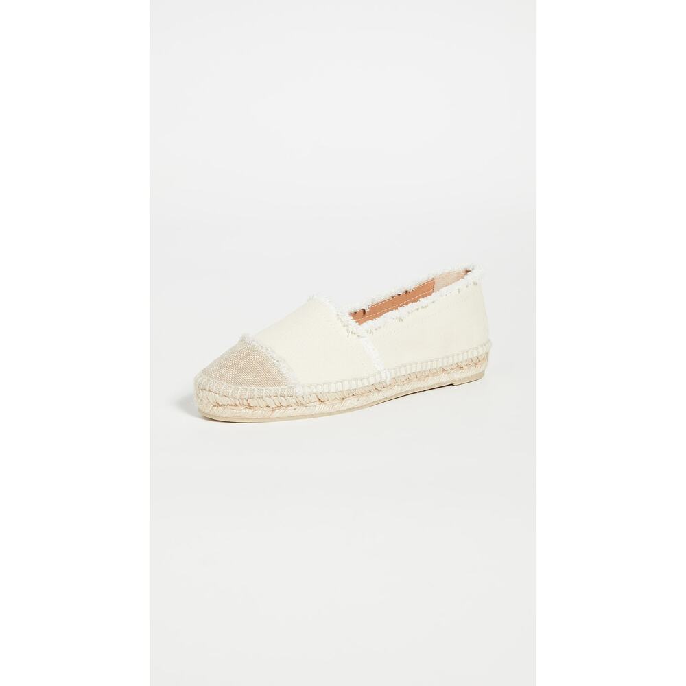 Women's Cream Espadrille Flats